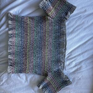 Colorful Striped Knit Top